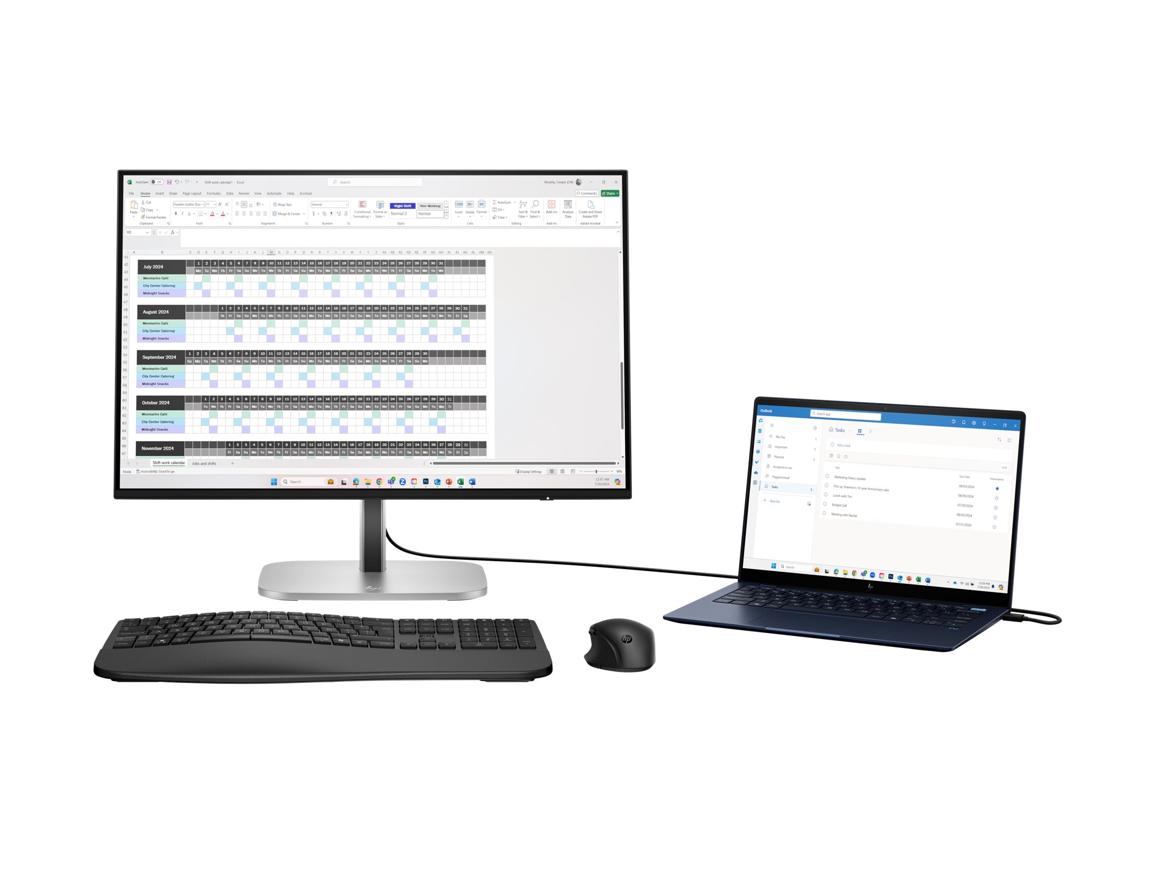 HP Écran Series 5 Pro- 524pn WUXGA 23.8p Moniteur 24 1920x1200 HDMI DP  3/3/0