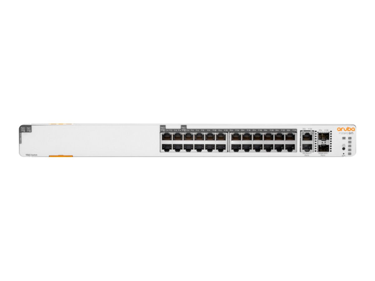 HPE Networking Instant On 1960 24G 20p Class4 4p Class6 PoE 2XGT 2SFP+ 370W Switch Commutateur L3 Lite Géré