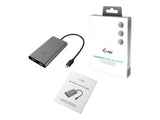 I-TEC THUNDERBOLT3 Dual DP Video Adapter for Thunderbolt3 MacOS and Windows supports 1x5K 60Hz Monitor or 2x4K 60Hz Monitor