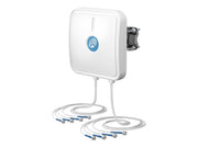 QUWIRELESS Tri-Band 2.4/5/7 GHz WiFi 6E/7 8x8 MIMO Sector Panel RP-TNC Wall/Mast Antenna