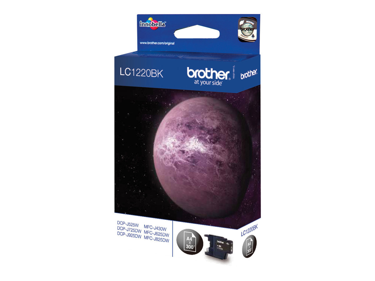 BROTHER LC-1220 cartouche d encre noir capacité standard 300 pages pack de 1