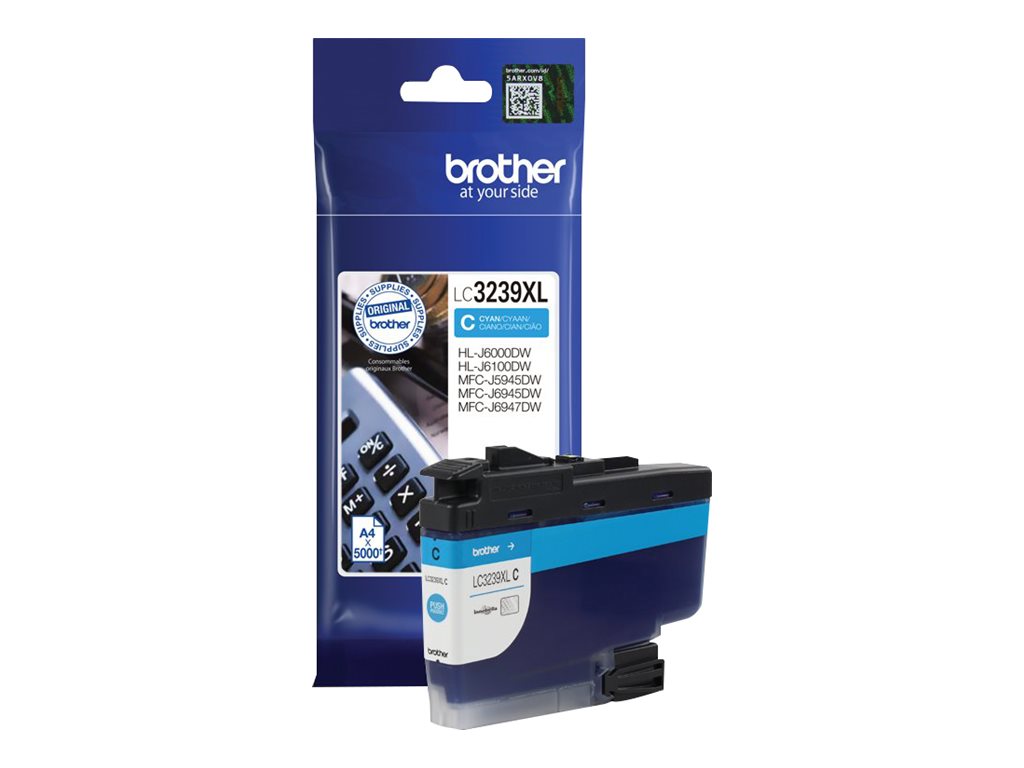 BROTHER LC-3239XLC Cyan Ink 5000 pages