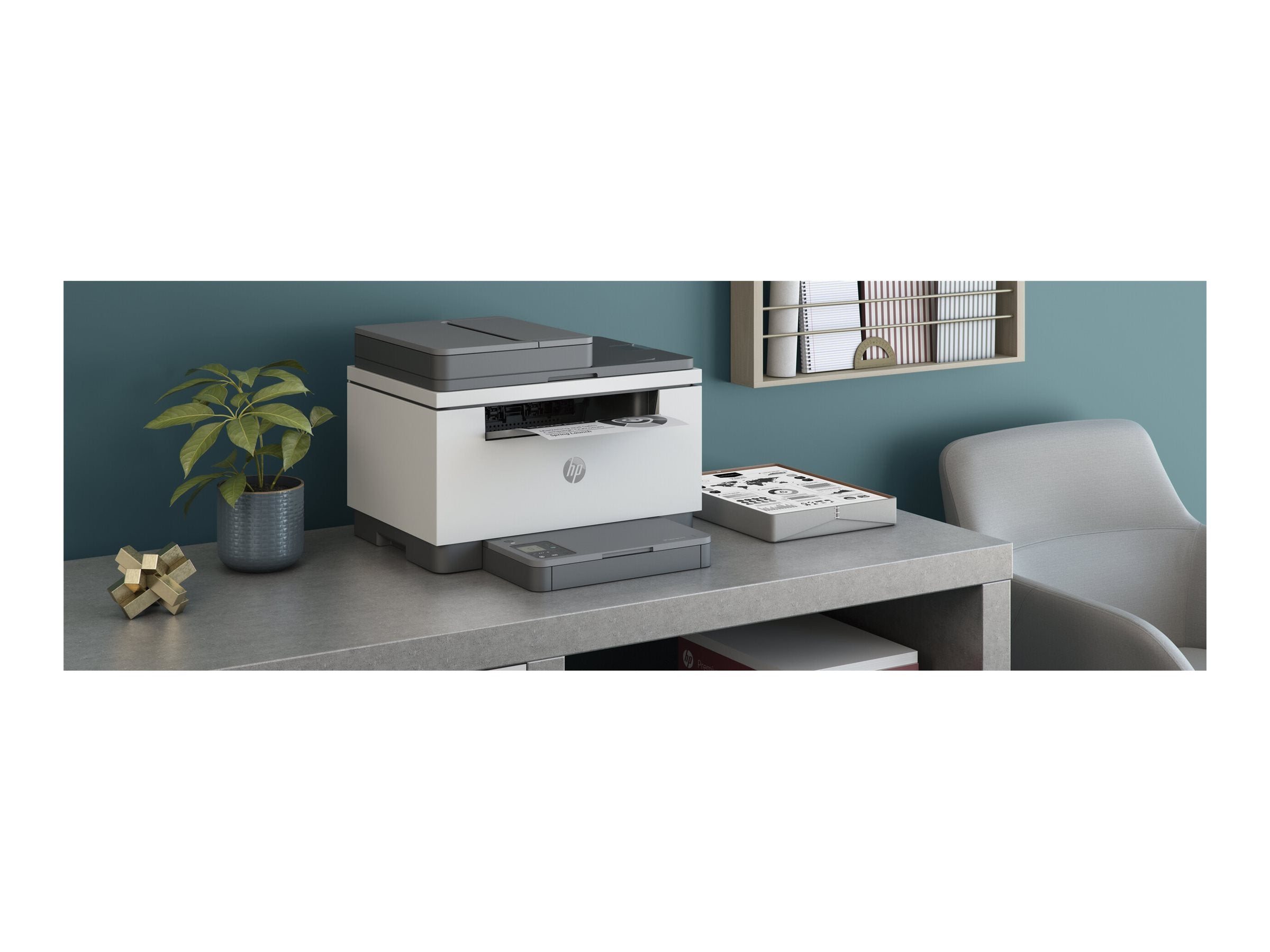 HP LaserJet MFP M234dw MFP Mono B/W laser Legal media 29ppmcopy 29ppmprint 150 sheets USB 2.0 LAN Wi-Fi light basalt