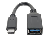 EATON TRIPPLITE USB-C to USB-A Adapter M/F USB 3.1 Gen 1 5 Gbps USB-IF Certified Thunderbolt 3 Compatible 6p 15.24cm