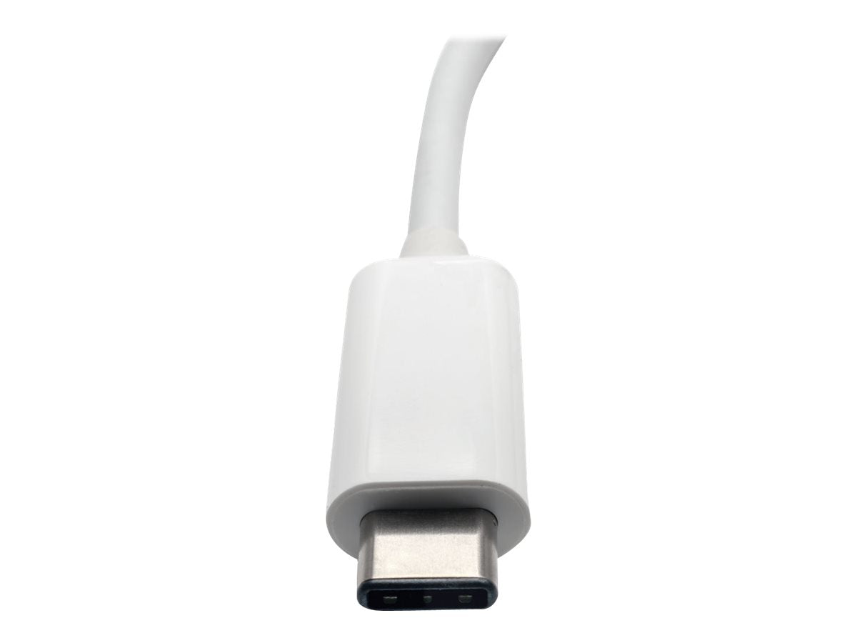 EATON TRIPPLITE USB-C to HDMI Adapter with USB-A Port and PD Charging HDCP White