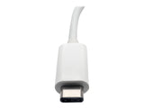 EATON TRIPPLITE USB-C to HDMI Adapter with USB-A Port and PD Charging HDCP White