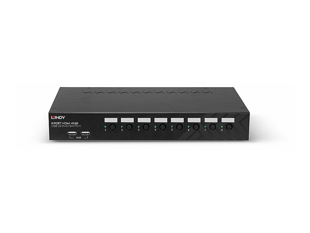 LINDY 8 Port HDMI 4K60 USB 2.0 & Audio KVM Switch