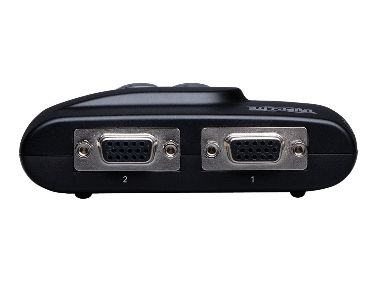 EATON TRIPPLITE 2-Port Desktop Compact USB KVM Switch with Audio & Cable Kit KVM switch 2 x KVM ports 1 local user desktop