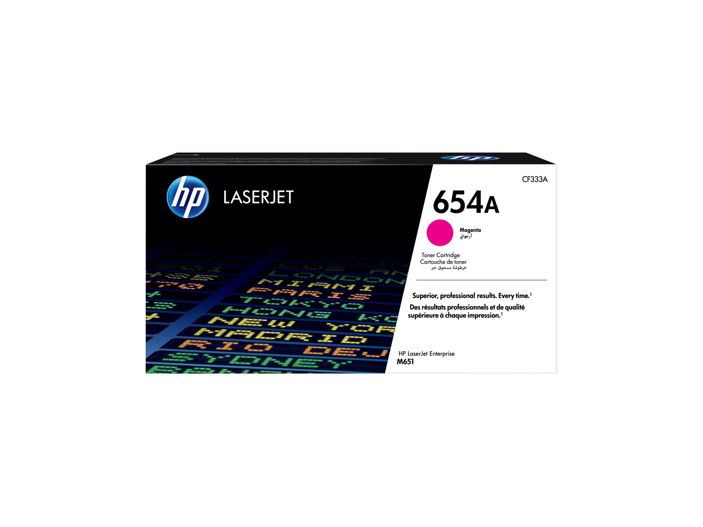 HP 654A original Toner cartridge CF333A magenta standard capacity 15.000 pages 1-pack