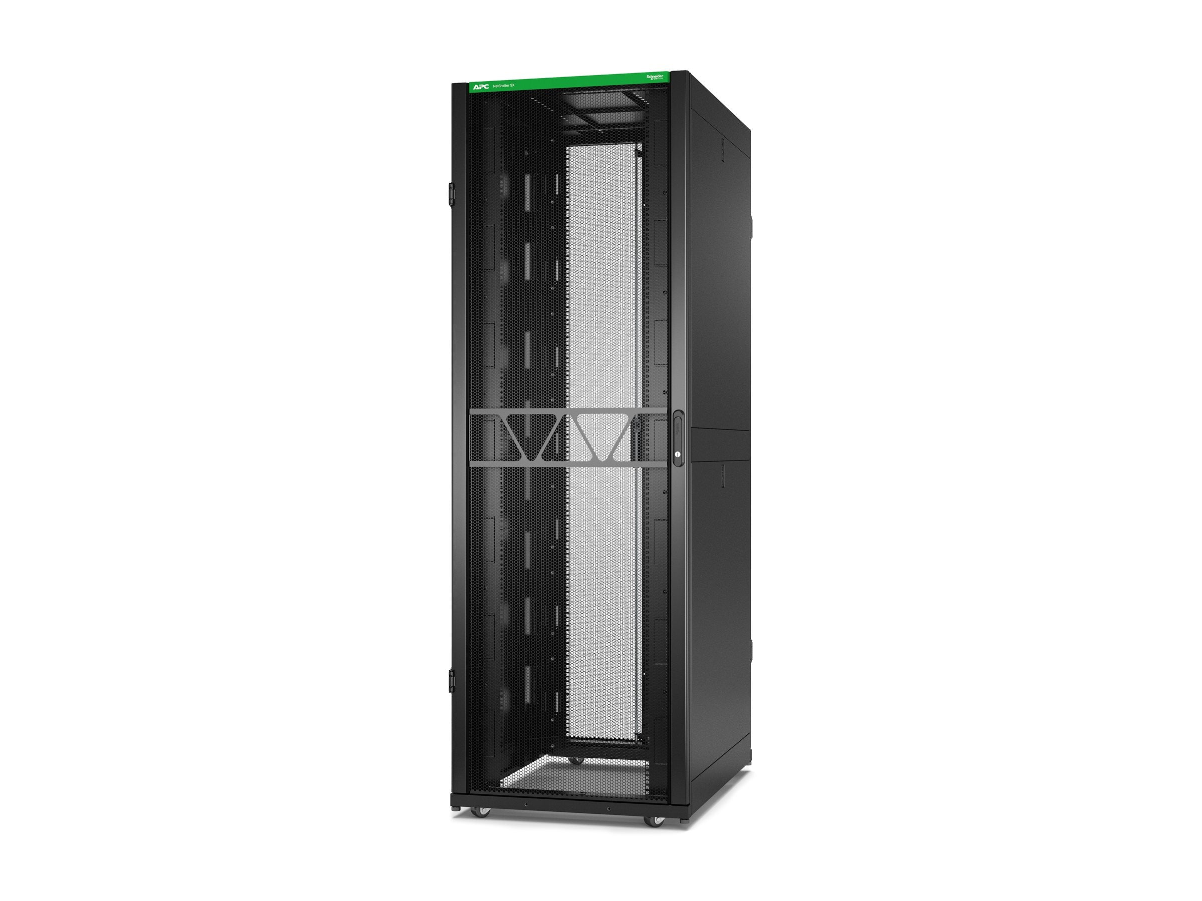 APC NetShelter SX Gen 2 Rack cabinet 2258H x 750W x 1070D mm with Sides floor-standing Black 48U 19 TAA Compliant