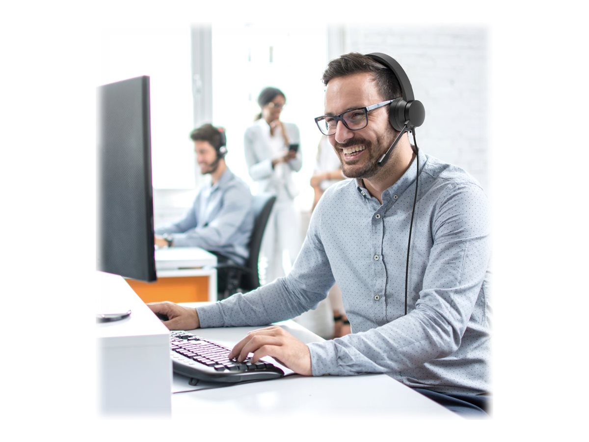 PORT DESIGNS Headset Comfort Office USB + Mic