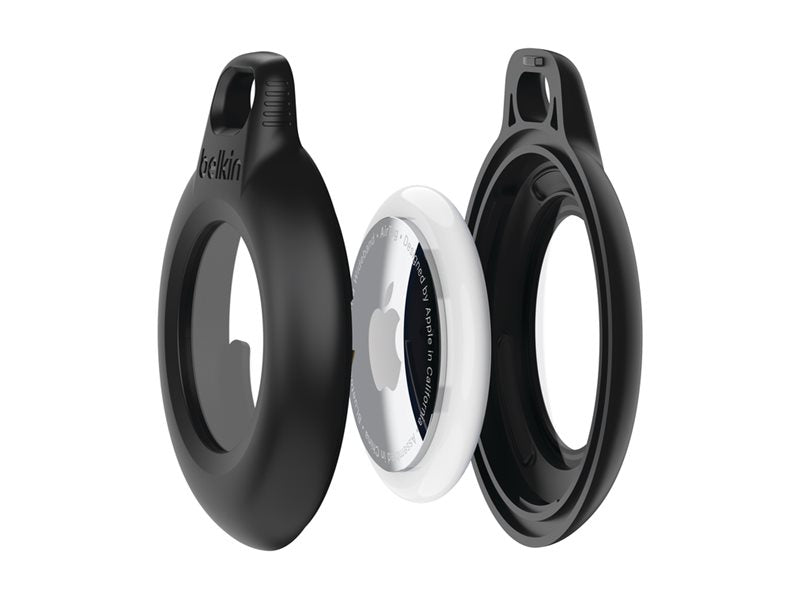 BELKIN Secure Holder - Airtag - Waterproof Keyring - 1 Pack Black