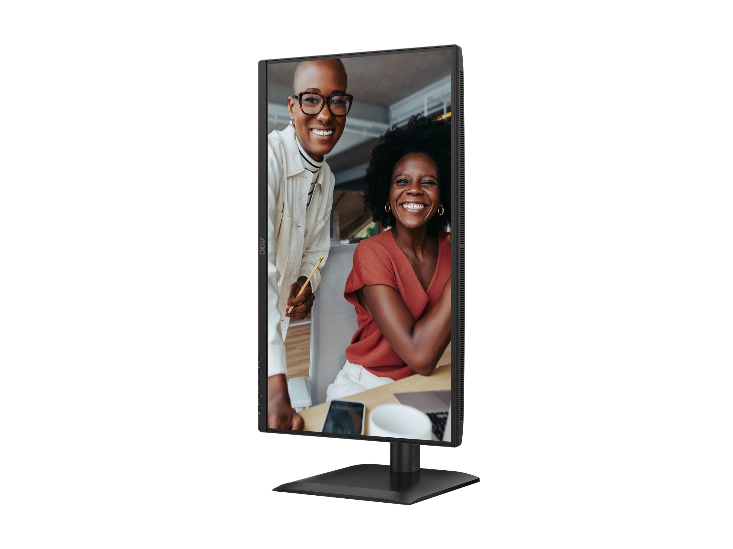 AOC 24E4CV - Écran LED - 24"-1920 x 1080 Full HD @ 120 Hz - IPS - 300 cd/m² - 1500:1 - 4 ms - HDMI, DP, USB-C - HP - GAR 5 ans
