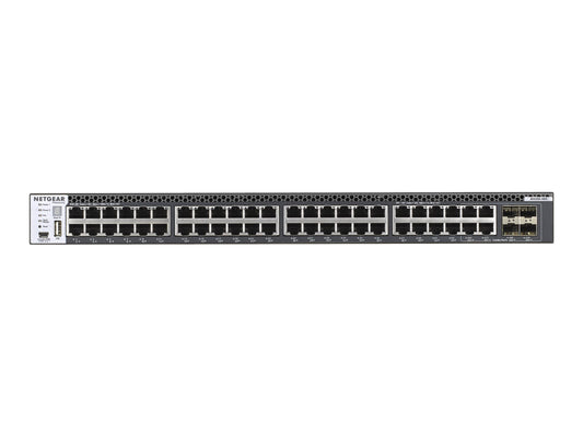 NETGEAR M4300-48X 48x10G 48x10GBASE-T 4xSFP+ stackable mgd.Switch für Server Aggregation (XSM4348CS)1U Rack SDN-ready Open Flow 1.3
