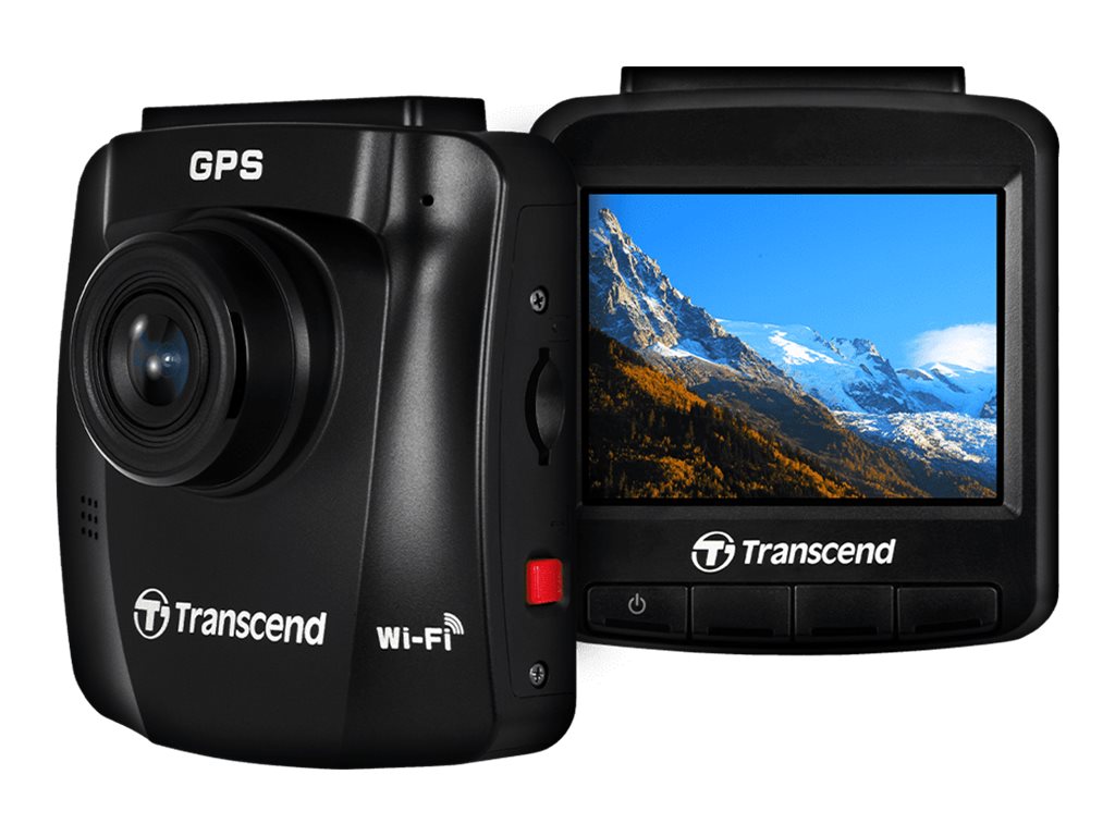TRANSCEND Dashcam DrivePro 250 64Go Suction Mount GPS