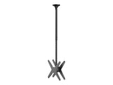 NEOMOUNTS FPMA-C340DBLACK Support de plafond pour écran de 32-75p - h 106-156 cm