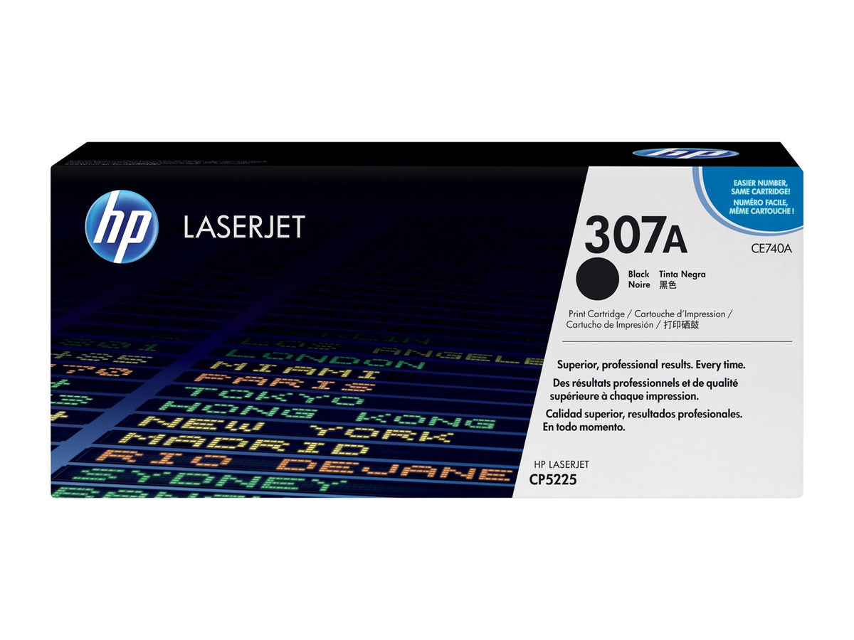 HP original Colour Laserjet CE740A Toner cartridge black standard capacity 7.000 pages 1-pack