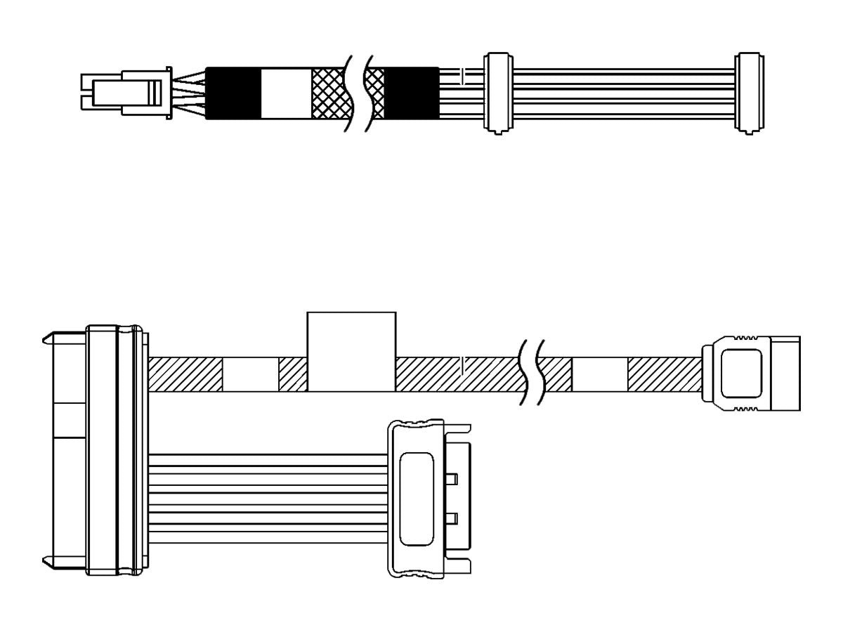 LENOVO ThinkSystem ST250 V2 ODD/Tape Cable kit