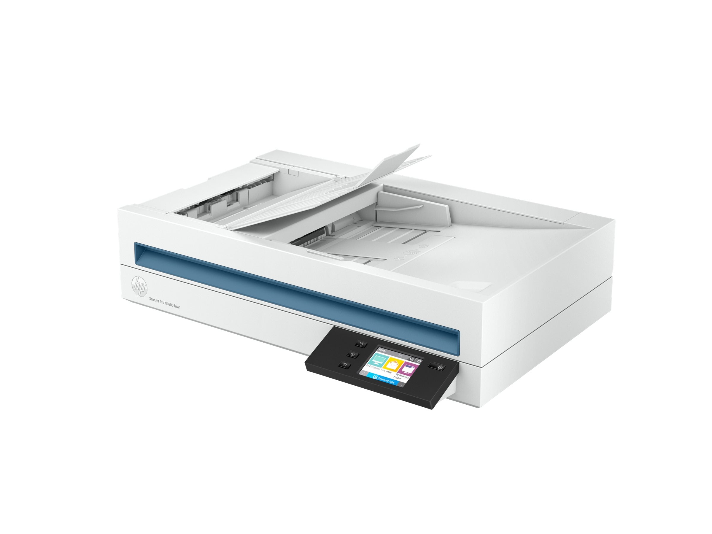 HP Scanjet Pro N4600 fnw1 de document scanner CIS Duplex 216x5362mm 600dpix1200dpi 40ppm ADF 100sheets 6000scans LAN Wi-Fi
