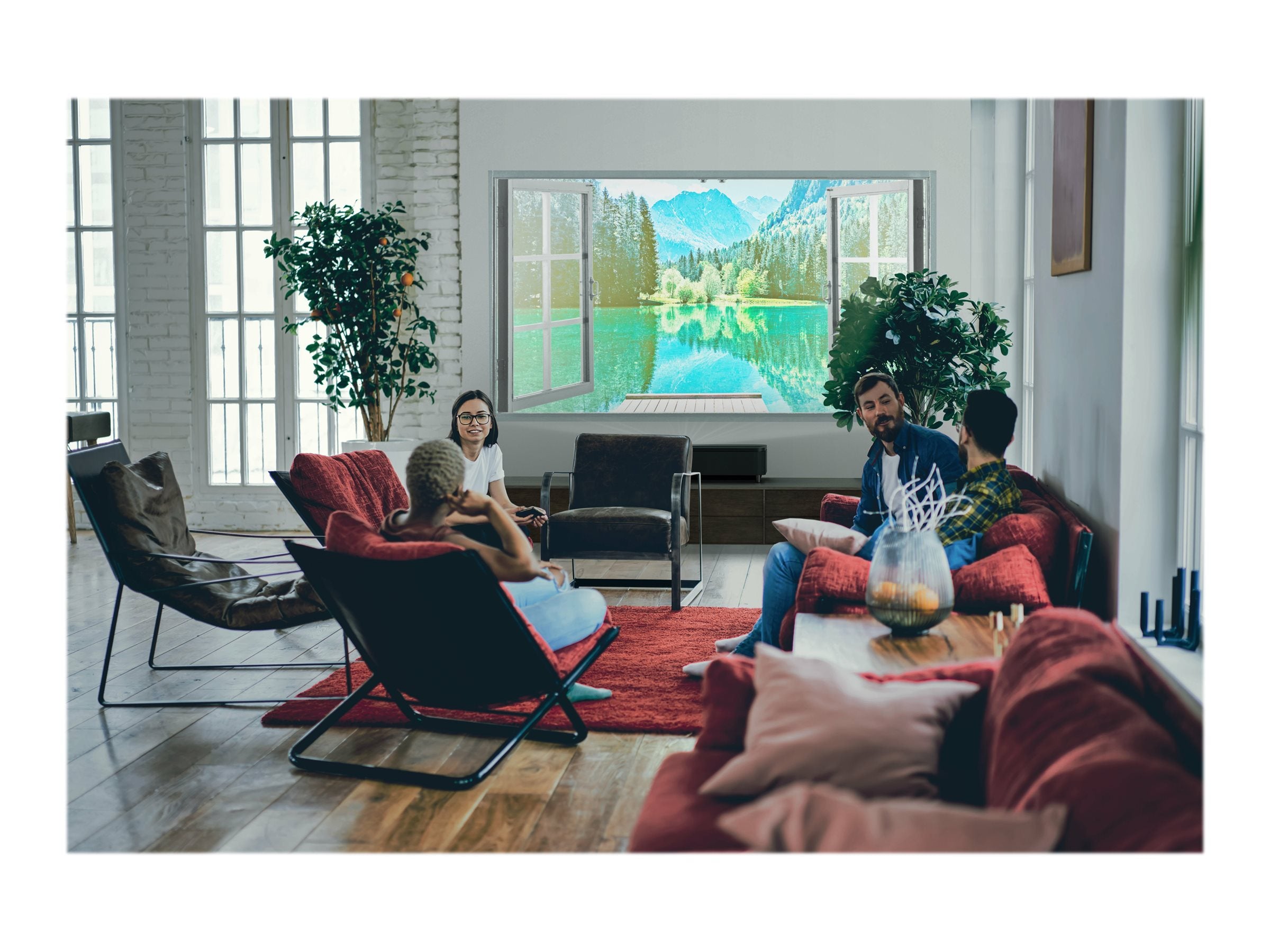 EPSON EH-LS800W Projecteur laser UST - 4K PRO-UHD Home Cinema- 16: 9- 4000 lumens-2 500.000: 1- 3x HDMI- Android TV™ Bluetooth- Noir