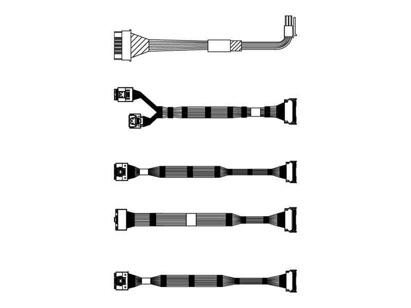LENOVO ThinkSystem SR665 2.5 Chassis Front BP2 NVMe Cable Kit