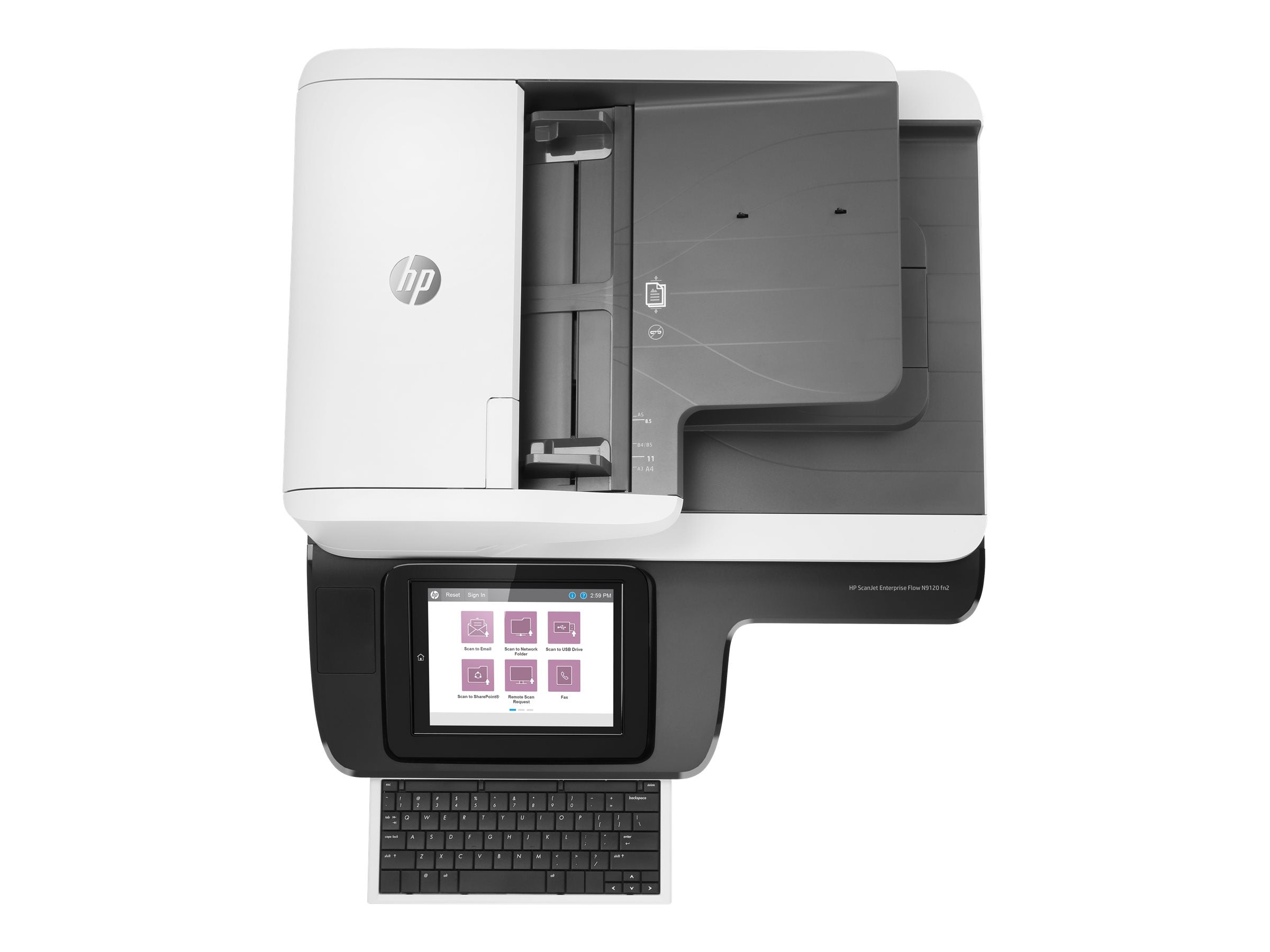 HP ScanJet Enterprise Flow N9120 fn2 Document scanner CIS Duplex 297x864mm 600dpix600dpi 120ppm ADF 200sheets 20000scans USB LAN