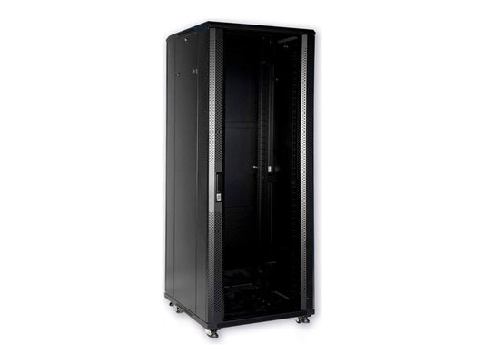 MCL IC6A99AL80P8042 - Baie réseau/serveur - Armoire 19p 42U L. 800 P. 800 - Noir