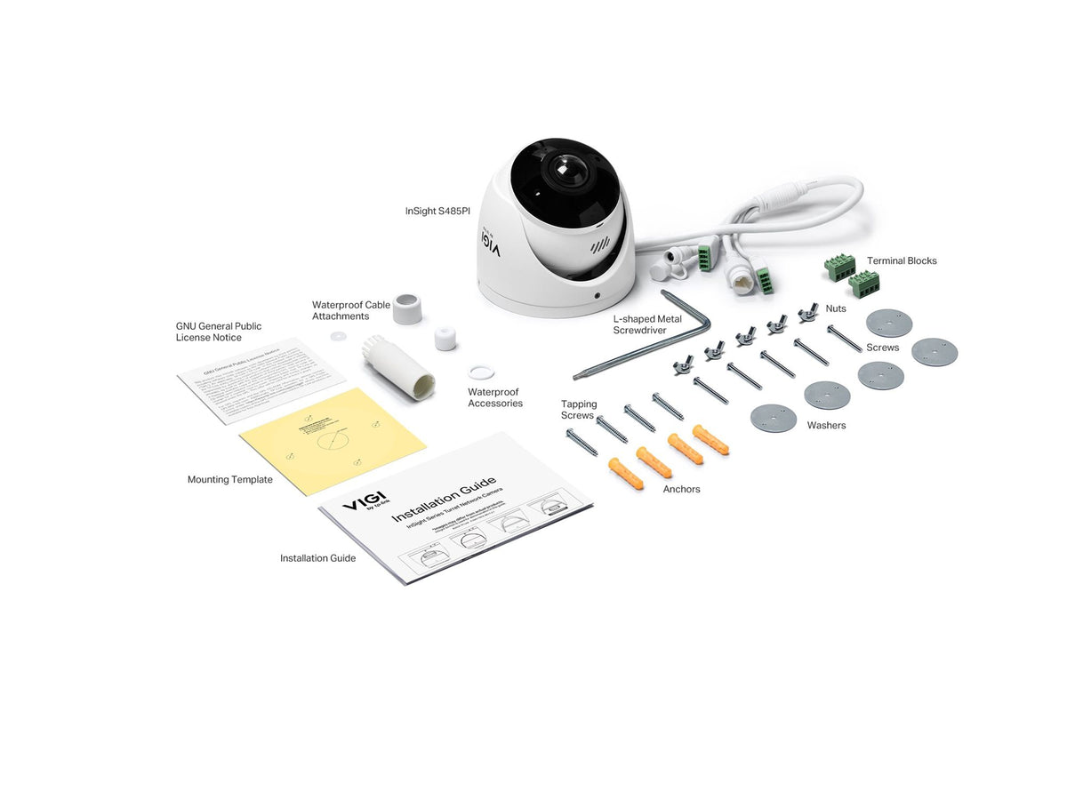 TP-LINK VIGI 8MP IR Panoramic Turret Network Camera