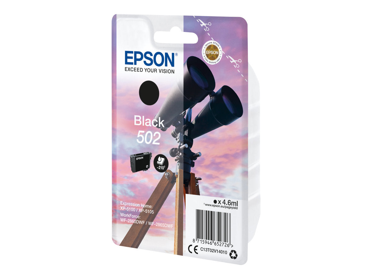EPSON 4LB Singlepack Black 502 Ink
