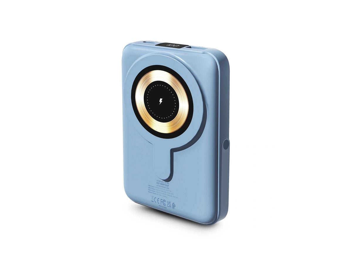 URBAN FACTORY MAGNEE POWER Wireless Magnetic Universal Powerbank 10.000mAh - Allure Blue