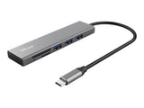 TRUST Hub USB-C HALYX 5 ports 3 USB 1 SD et 1 micro-SD