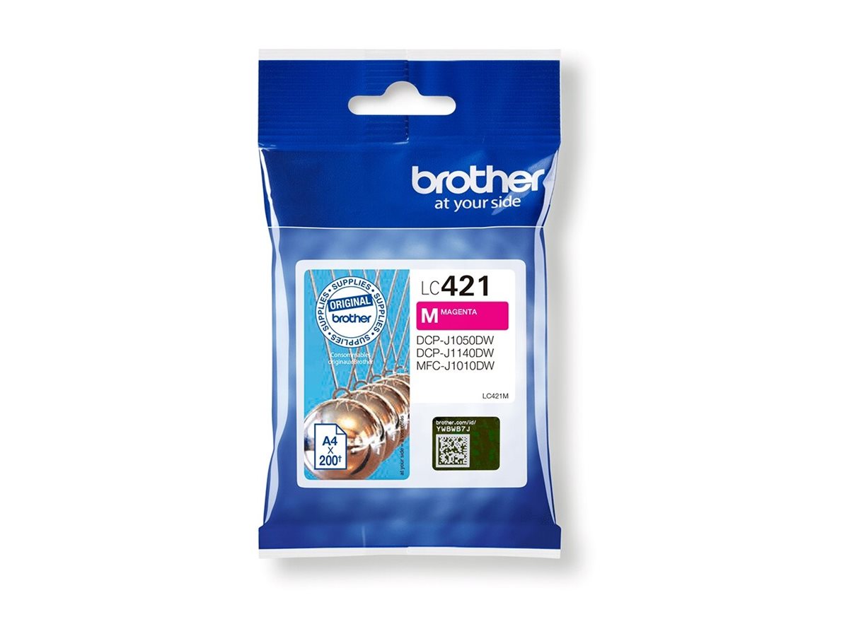 BROTHER 200-page standard capacity Magenta ink cartridge for DCP-J1050DW MFC-J1010DW and DCP-J1140DW