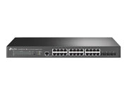 TP-LINK JetStream 24Port 2.5GBASE-T and 4-Port 10GE SFP+ L2+ Managed Switch with 16-Port PoE+ and 8-Port