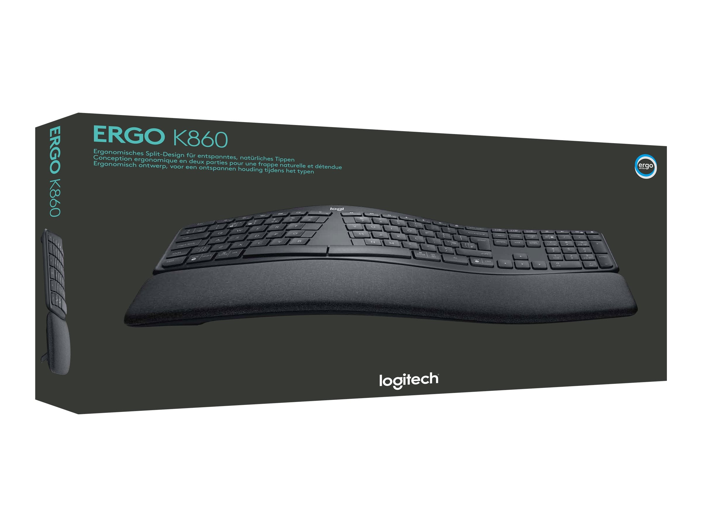 LOGITECH ERGO K860 for Business - GRAPHITE MEDITER (ITA)