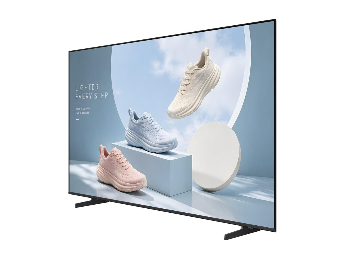 SAMSUNG BE85FX-H 85p Non-tactile UHD 4K 3840x2160 16:9 300nit 16/7 Tuner Biz TV App Tizen 8.0 HP 2x10W 3 ans