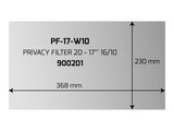 PORT DESIGNS PRIVACY FILTER 2D 17p 16/10 368x230