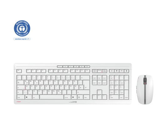 CHERRY STREAM Wireless Keyboard and mouse set Desktop Gray (DE)