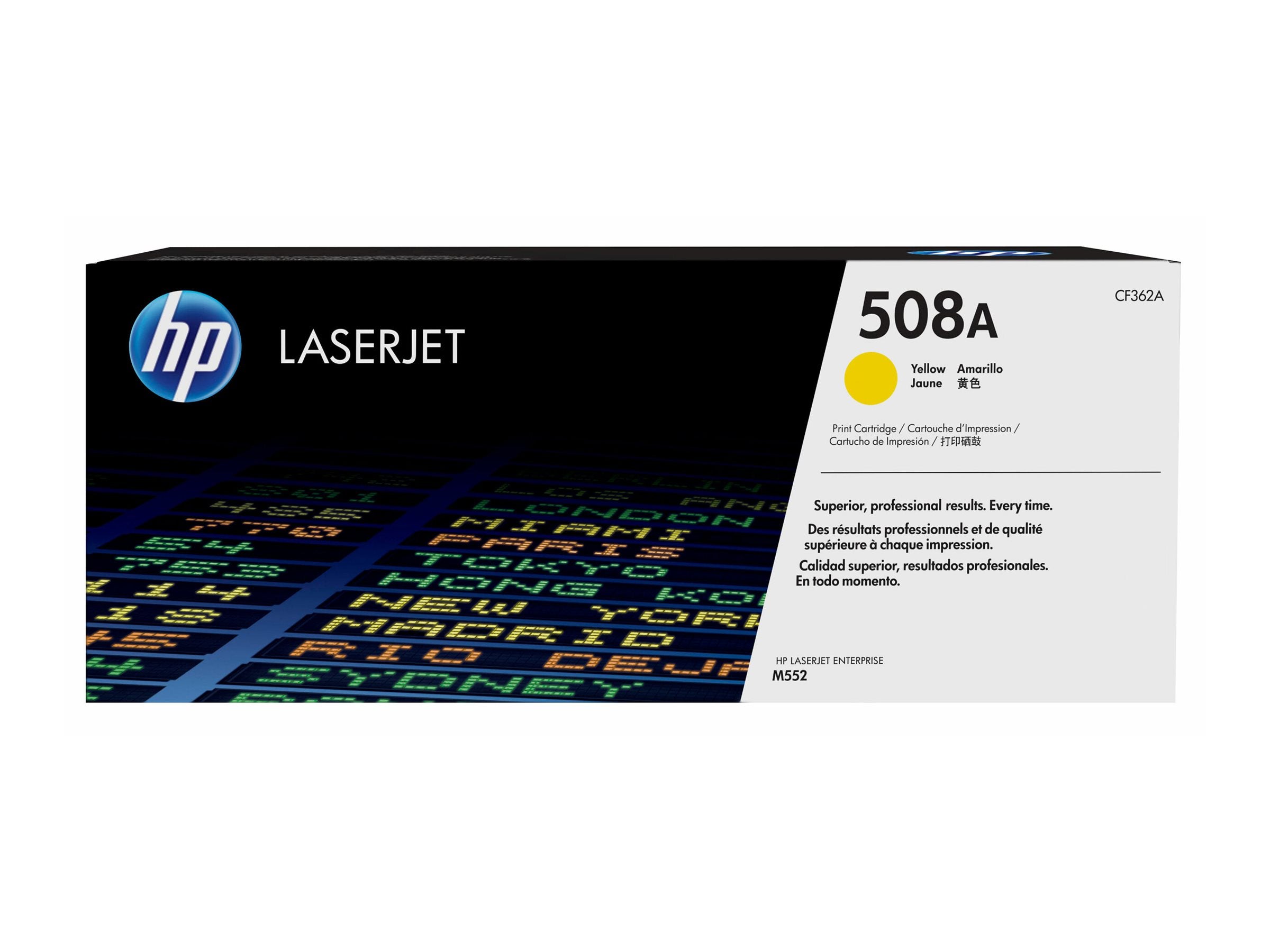 HP 508A original Toner cartridge CF362A yellow 5.000 pages standard capacity