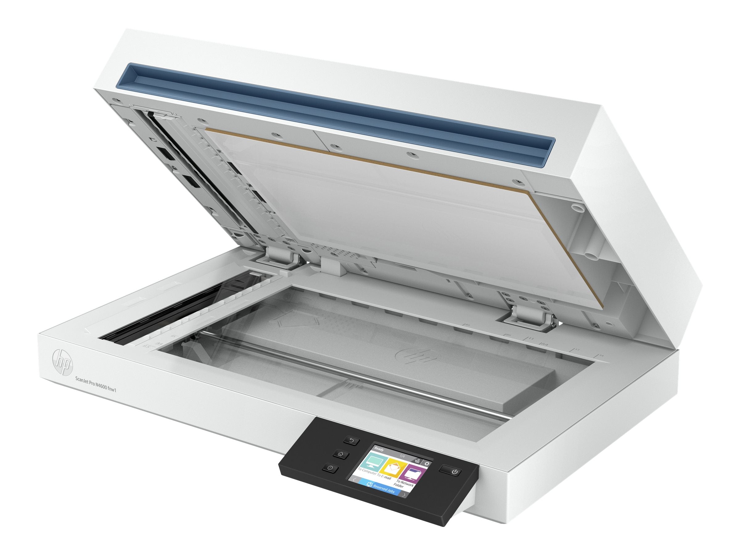 HP Scanjet Pro N4600 fnw1 de document scanner CIS Duplex 216x5362mm 600dpix1200dpi 40ppm ADF 100sheets 6000scans LAN Wi-Fi