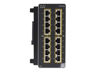 CISCO Catalyst IE3300 with 16 GE PoE/PoE+ Copper Expansion Module