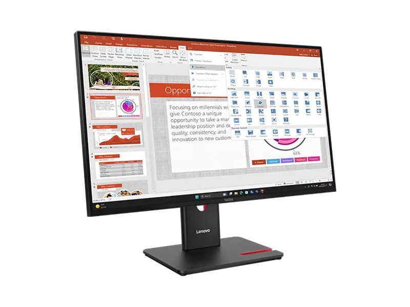 LENOVO ThinkVision T27-40 LED Écran 27p 1920x1080 Full HD (1080p) 120Hz IPS 300cd/m2 1500:1 4ms HDMI VGA DisplayPort 3y