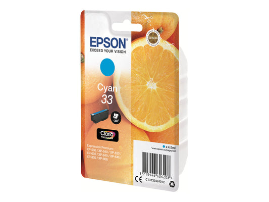 EPSON 1LB Cartouche Oranges Ink Claria Premium Cyan w/s