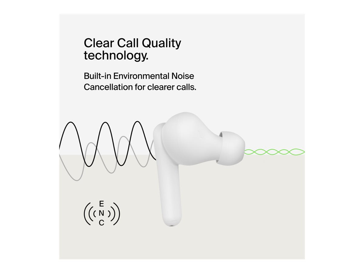 BELKIN SOUNDFORM RHYTHM True Wireless Earbuds White