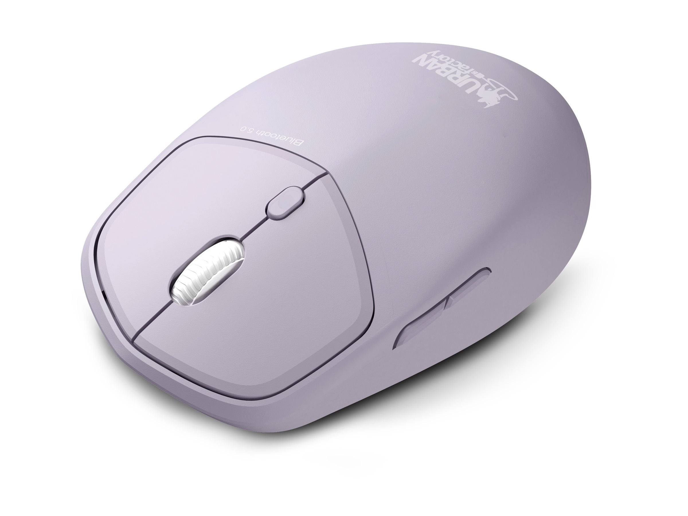 URBAN FACTORY Onlee Color Ambidextrous Mouse 1600Dpi Bluetooth 5.0 - Pale Violet
