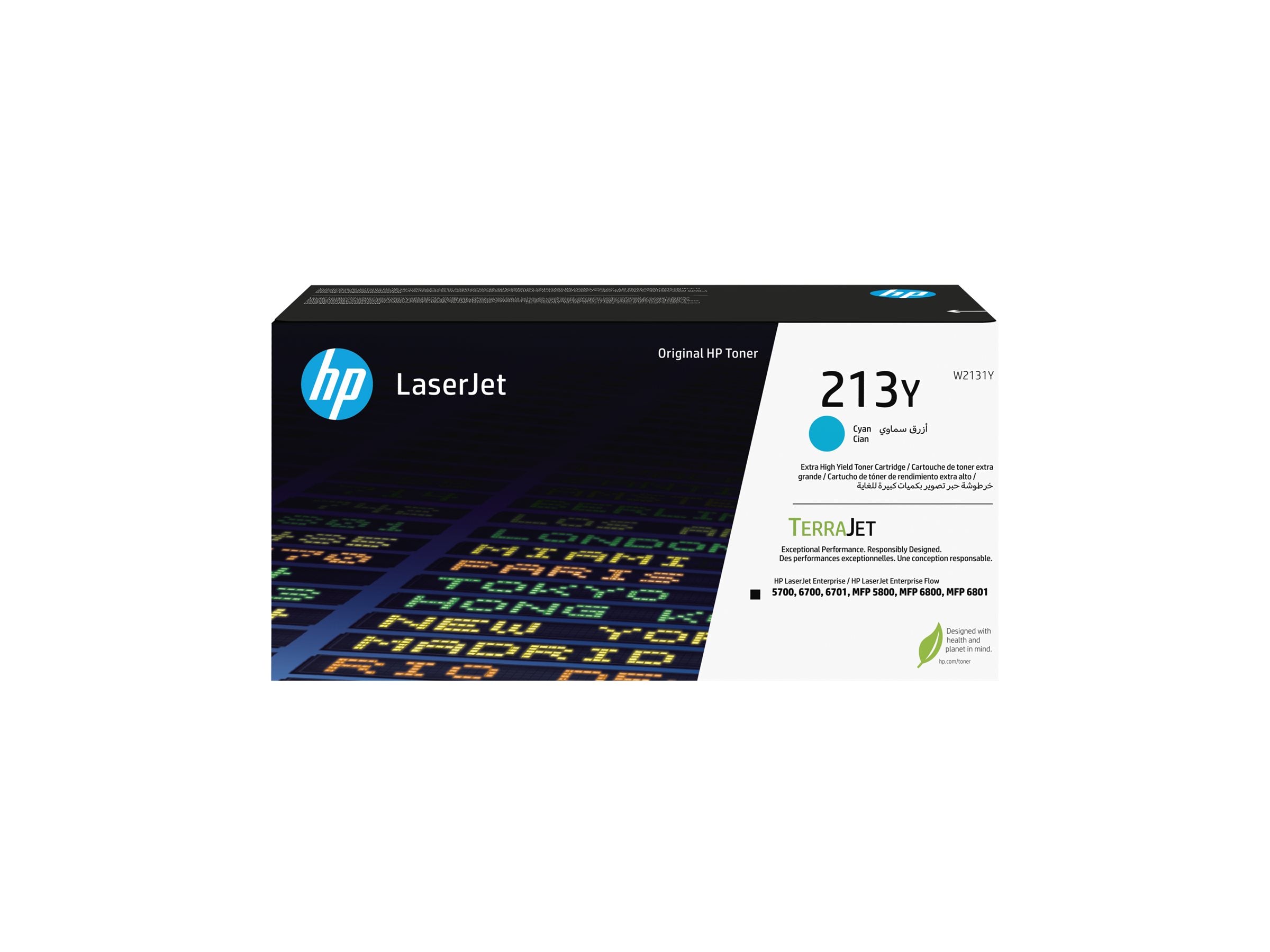 HP 213Y Cyan Original LaserJet Toner Cartridge