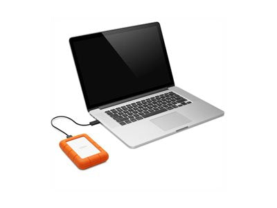 LACIE RUGGED MINI drive 4TB Shock/ rain/ pressure resistant USB3.0 2,5inch orange