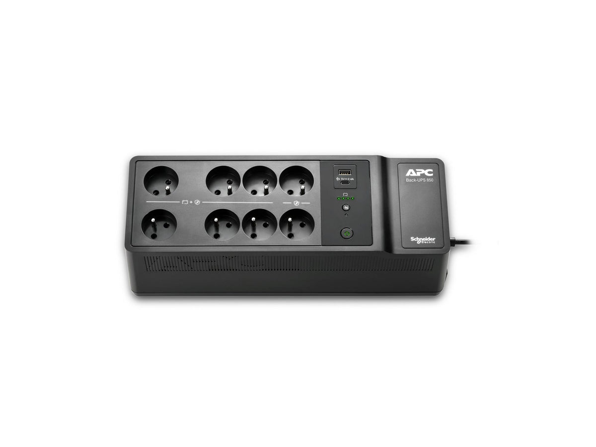 APC Back-UPS BE850G2-FR UPS AC 220/230V 520Watt 850VA USB output connectors 8 Black