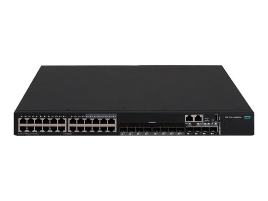 HPE FlexNetwork 5520 HI Switch 24G 4SFP+ 24 10/100/1000BASE-T 4 10G/1G BASE-X SFP+ 1 exp 2 PS Slot