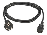 EATON TRIPPLITE PDU Power Cord C13 to Schuko CEE 7/7 - 10A 250V H05VV-F 2M Black