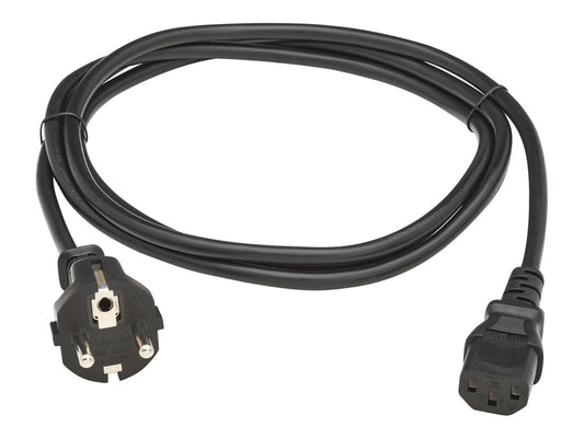 EATON TRIPPLITE PDU Power Cord C13 to Schuko CEE 7/7 - 10A 250V H05VV-F 2M Black